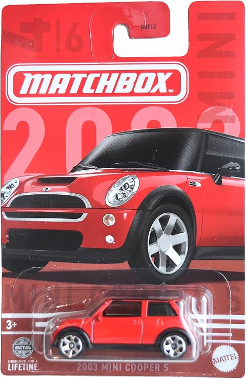 Matchbox 2003 Mini Cooper S, red 4/6