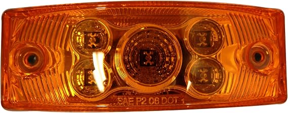 AutoSmart KL-15113A Amber Rectangular LED Clearance/Side Marker Light