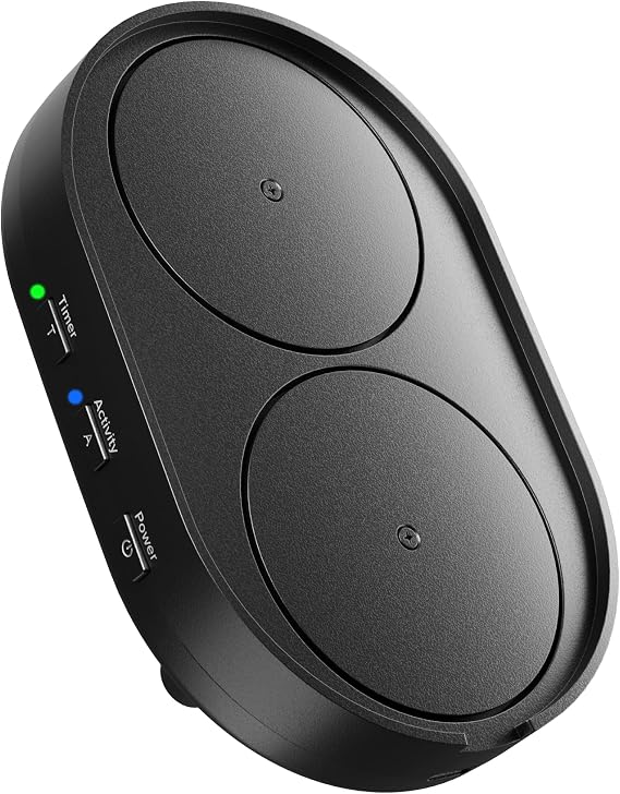 Undetectable Mouse Mover Jiggler, Adjustable Activity, Optional Shut-Off Timer, Random Movement Engine, No Software, Quiet & Undetectable Operation, USA Company (Dual Disc)