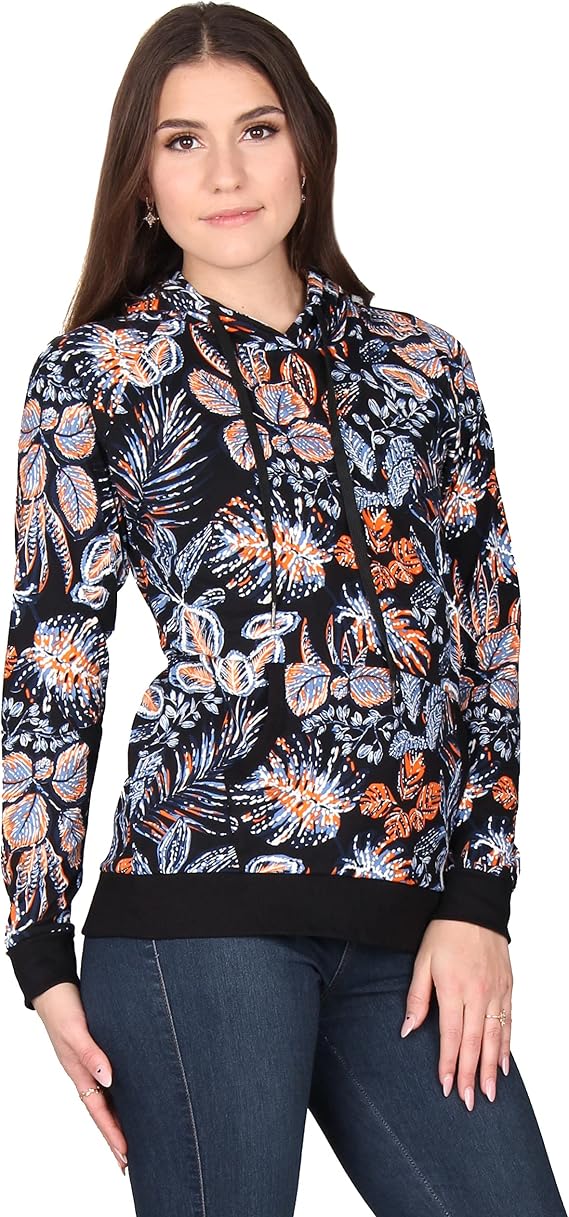 Lildy Women's Printed Super Soft Hoodie