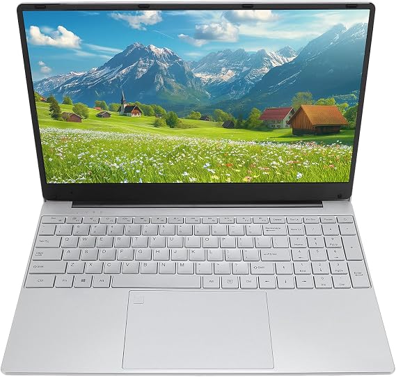 Laptop, 15.6 Inch 1920x1080 IPS Display 8GB RAM 512GB SSD Fingerprint Unlock, with 3D Surround Sound Technology, for 11 Pro (Silver)