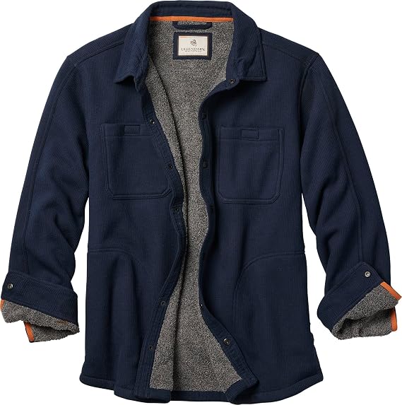 Legendary Whitetails Men's Fairbanks Berber Lined Thermal Shirt Jacket
