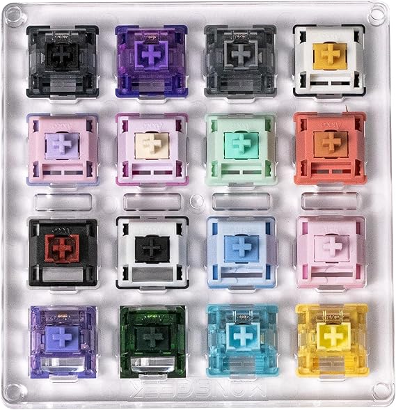 Akko 16-Key Switch Tester Mechanical Keyboards Acrylic Testing Tool Mechanical Keyboard Switches