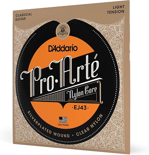 D'Addario Pro-Arte Nylon Classical Guitar Strings, Light Tension