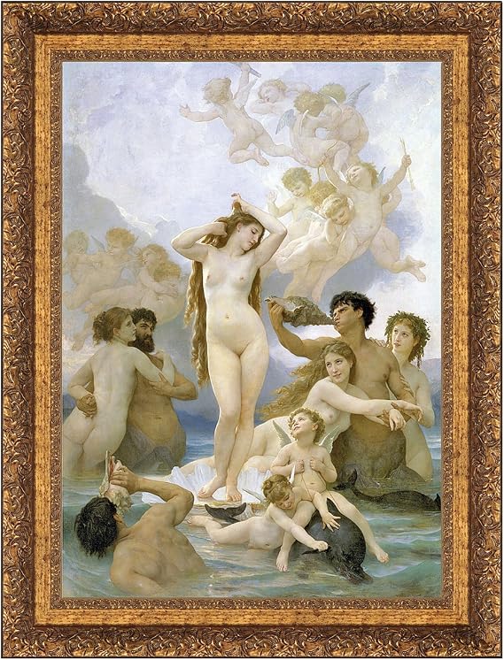Design Toscano La Naissance de Venus, 1859 Canvas Replica Painting (The Birth of Ve...