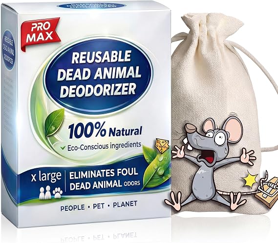 Animal Odor Eliminator for Strong Odor Remover, Dead Animal Smell Eliminator- Safe Indoor & Outdoor Use, Natural Odor Remover, Fresh & Effective