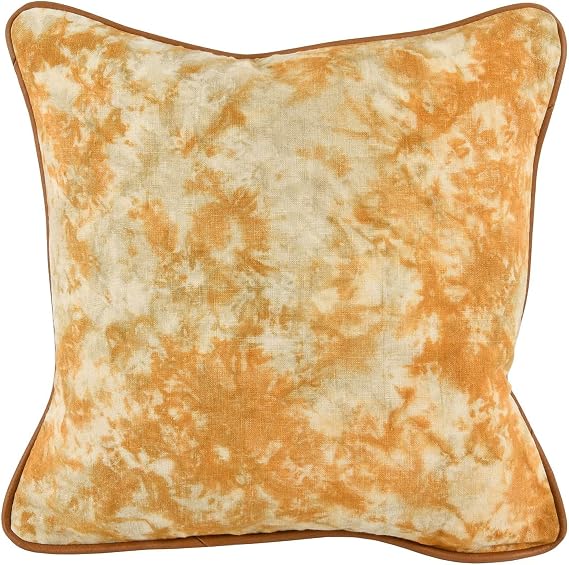 Kosas Home Nester Throw-Pillow, Saffron Orange