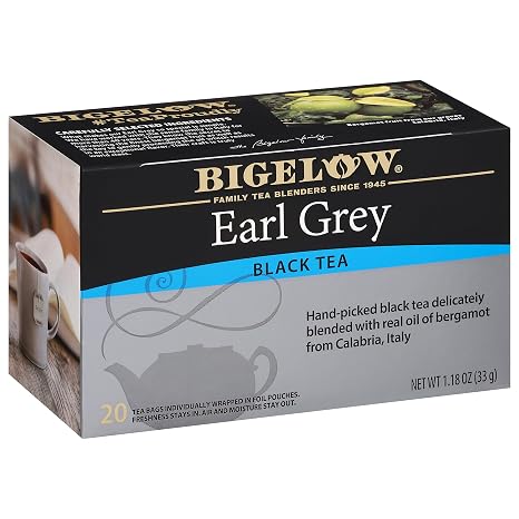 Bigelow Earl Grey Tea, 20 ct