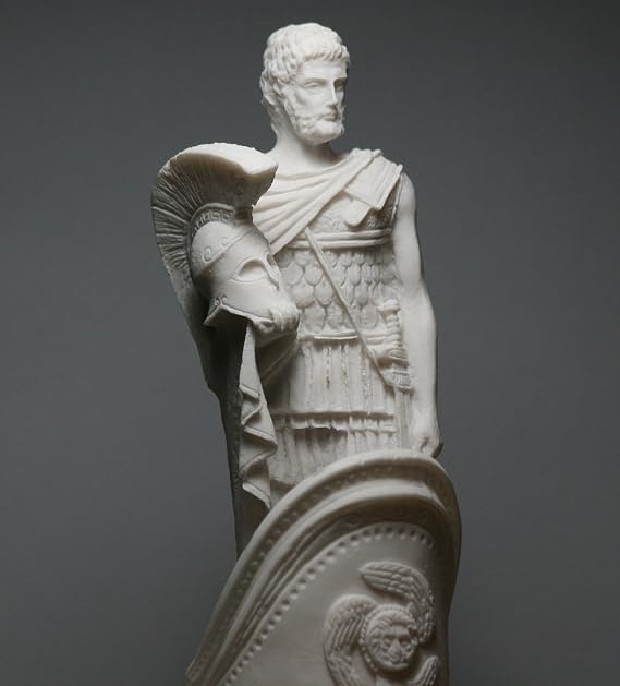greekartshop Ares Mars God of War Chariot Greek Cast Marble Statue Sculpture Figure 9.84