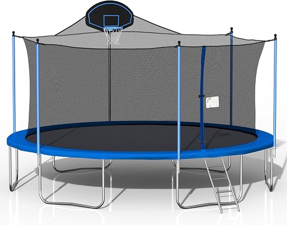 Trampoline with Outdoor Bounce Bed