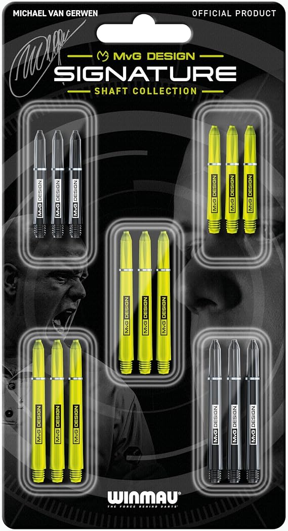 WINMAU | Dart Stems Collection | 5 Sets | Professional Darts Accessories