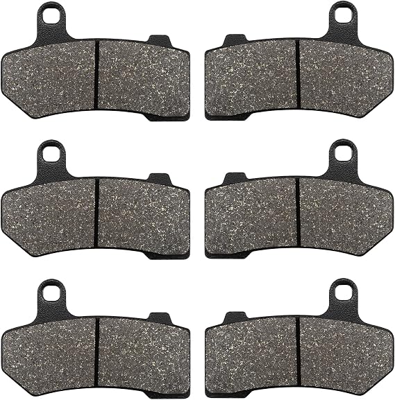 Front and Rear Brake Pads for Harley Road Glide 2008-2021, FLHX Street Glide 2008-2022, Road King 2008-2022, FLHTCU Ultra Classic Electra Glide 2008-2020