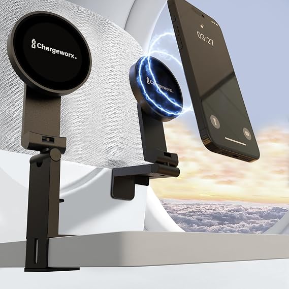 Magnetic Phone Holder for iPhone & Samsung, MagSafe Car Airplane Desk Mount