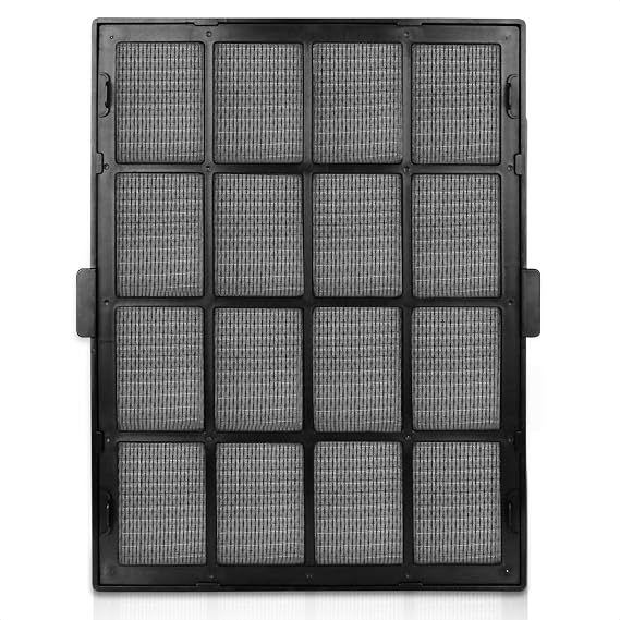 114190 Filter B Replacement for Winix 9500, U300 Air Purifiers, 3-in-1 Fine Pre, True HEPA, and Activated Carbon Filter, Black
