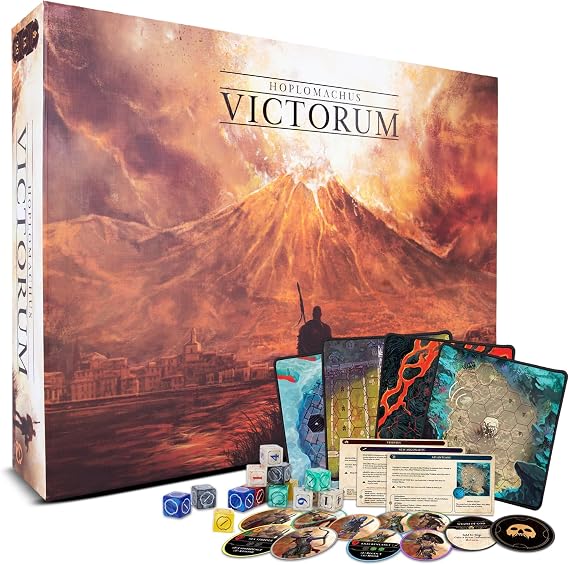 Chip Theory Games Hoplomachus: Victorum Solo Campaign, 1 Player Strategy Board Game for Adults, Teens Ages 14+, Embark on a Hero's Journey