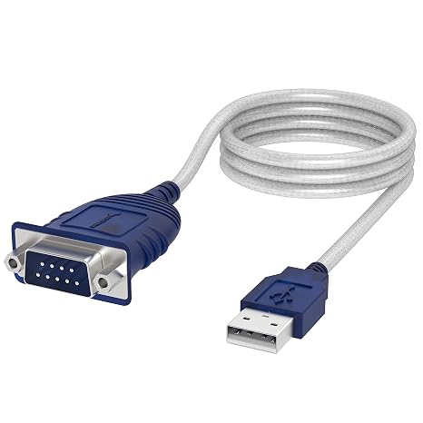 SABRENT USB 2.0 to Serial DB9 RS232 Converter Cable, 6ft (CB-9P6F)
