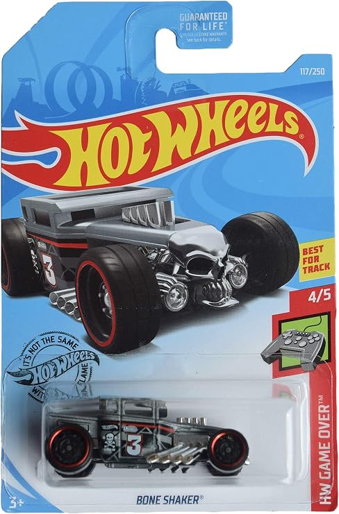 Hot Wheels Game Over Series 4/5 Bone Shaker 117/250 Gray