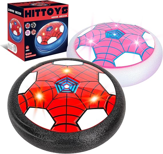 Hover Soccer Ball Toys for Kids, 2 Pack Indoor Floating Soccer Ball
