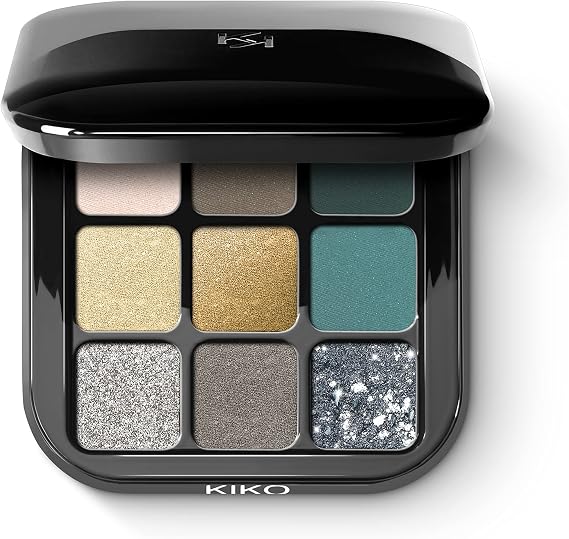 Kiko Milano Kiko Göz Farı Paleti - New Glamour Multi Finish Eyeshadow Palette 06 Green Vibes