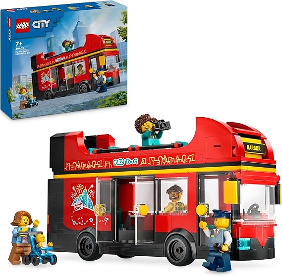 LEGO City Kırmızı İki Katlı Gezi Otobüsü 60407