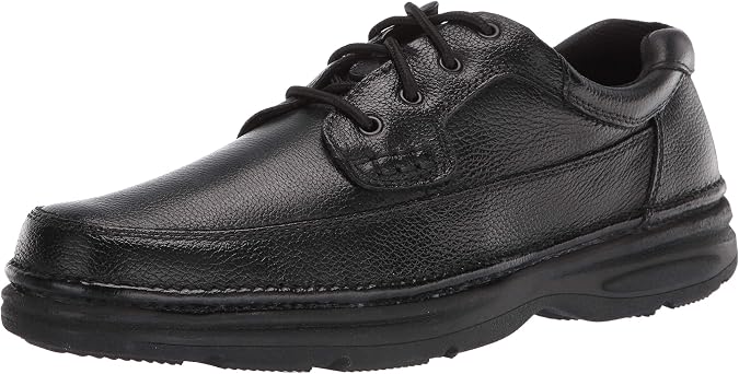 Nunn Bush Cameron Comfort Walking Oxford Black Tumbled Leather 15
