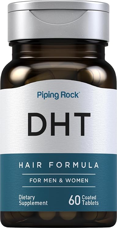 Piping Rock DHT Advanced Hair Formula Supplement | 60 Tablets