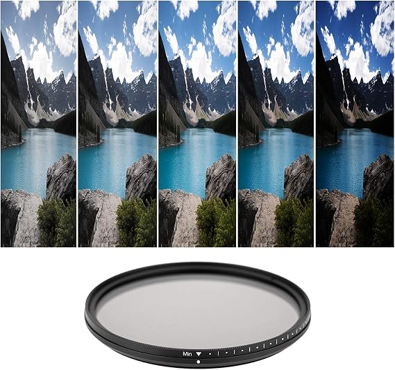 49mm Variable Neutral Density Filter for Sony 55mm Full Frame Prime Lens
