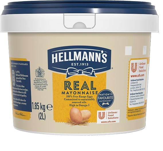 Hellmann's Real Mayonnaise | Catering Mayonnaise, 2 Litre Tub