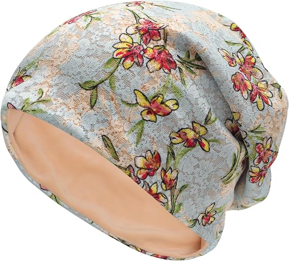 ZLYC Women Lightweight Fleece Slouchy Beanie Warm Winter Hat Chemo Headwear