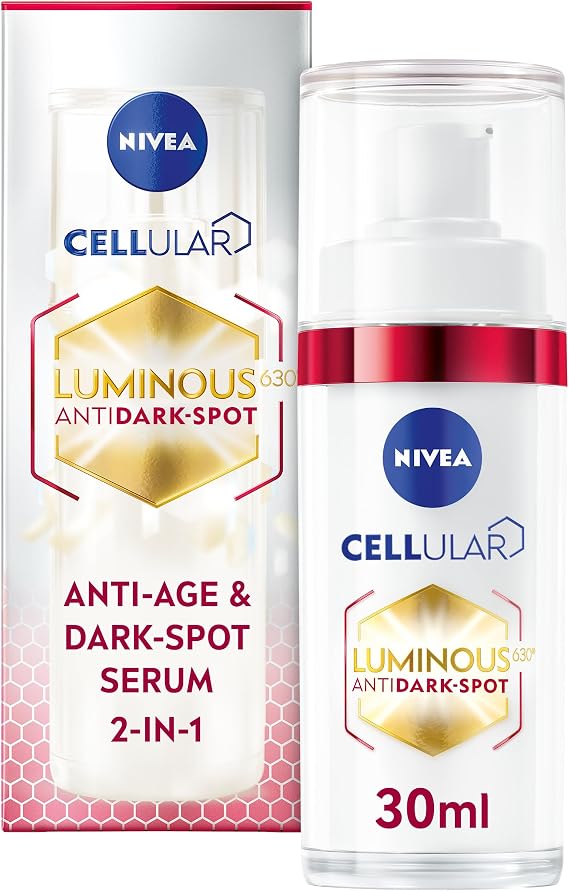 NIVEA Luminous630 Leke & Yaşlanma Karşıtı Serum 30 ml,Hyaluronik Asit ve Kolajen Tetikleyici
