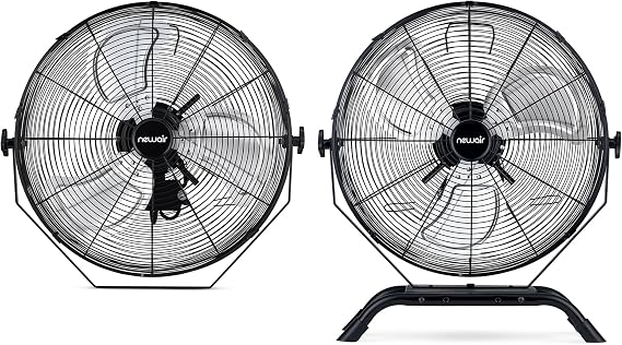 NewAir 20" 2-in-1 Floor or Wall Mount Fan, Outdoor Fan for Patios