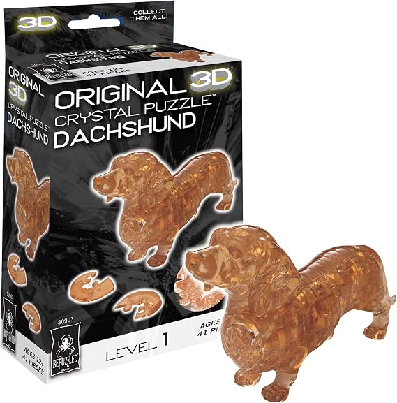 Original 3D Crystal Puzzle - Dachshund