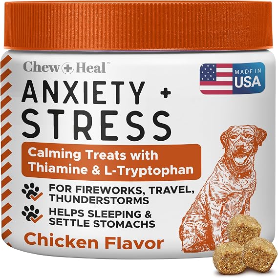 Calming Chews for Dogs - 30 Anxiety Relief Treats for Fireworks
