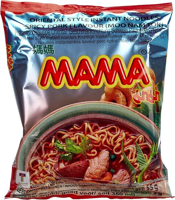 MAMA Moo NAM Tok Flavour Noodle, 55 g