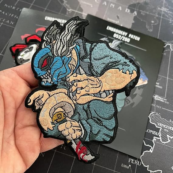 Evil Clown Embroidered Morale Patch