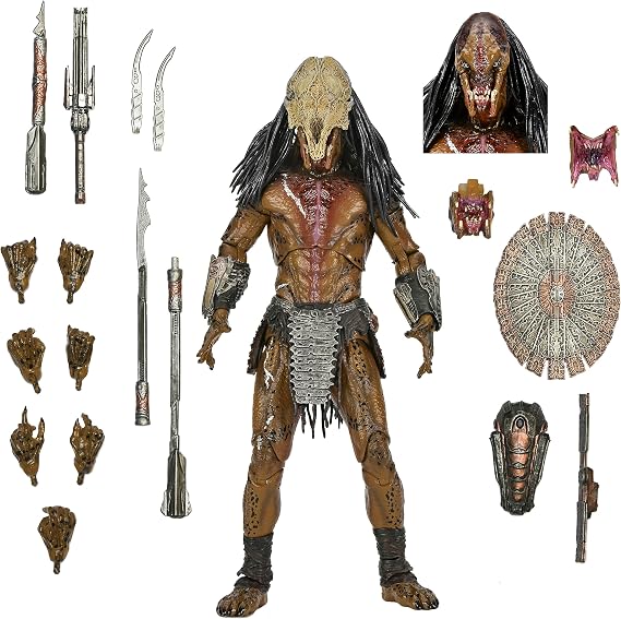 NECA Collectible Prey Ultimate Feral Predator 7" Scale Action Figure | Predator Prey 7 Inch Action Figure Ultimate - Feral Predator