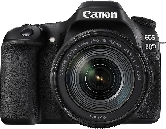Canon Digital Single-lens Reflex Camera EOS 80D Lens Kit EF-S18-135mm F3.5-5.6 IS USM Included EOS80D18135USMLK
