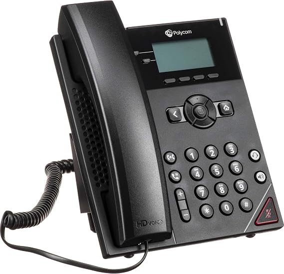 Polycom VVX 150 2-line Business IP Phone with Power Supply (PY-2200-48810-001)