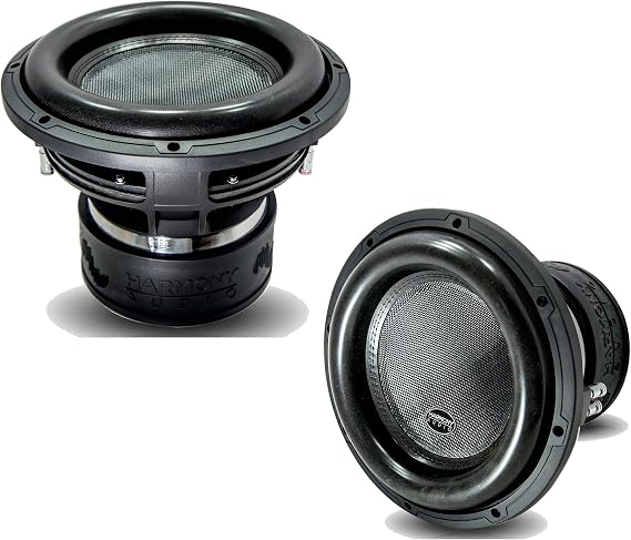 Harmony Audio 12" SPL Competition Subwoofer Pair Dual 1 Ohm 3000 Watt