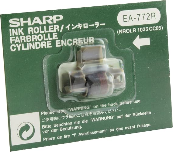 Sharp Ink Roller Printing Calculator Red/Black Ref EA772R
