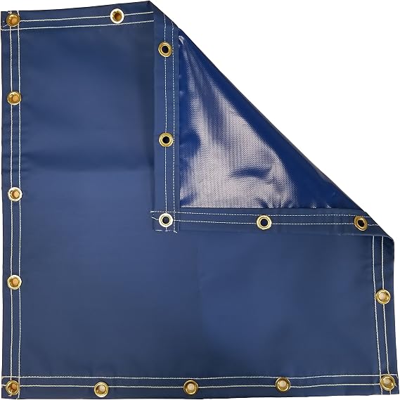 5 Ft. x 7 Ft. Blue 18 Oz. Vinyl Tarp