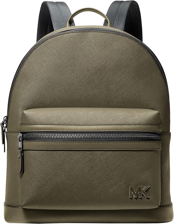Michael Kors Men's Edison Dome Backpack, Safari Green, One Size