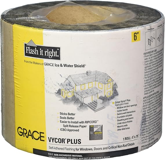 Grace TV718306 6" x75'Vycor Flashing