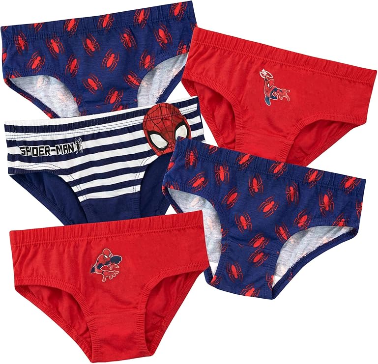 Spiderman Boys Underwear Pack of 5 Multicoloured 5-6 Years