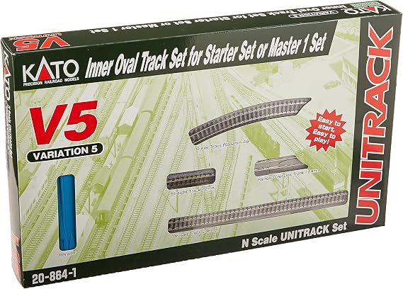 Kato USA Model Train Products V5 UNITRACK Inside Loop Track Set
