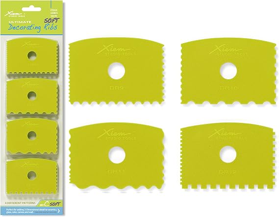 Xiem Studio Tools Ultimate Soft Decorating Ribs (Set C)