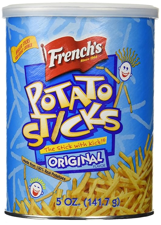 French's, Potato Sticks, Original, 5oz Canister (Pack of 3)