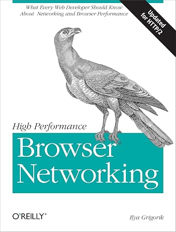 High Performance Browser Networking: What every web developer should know about networking and web performance