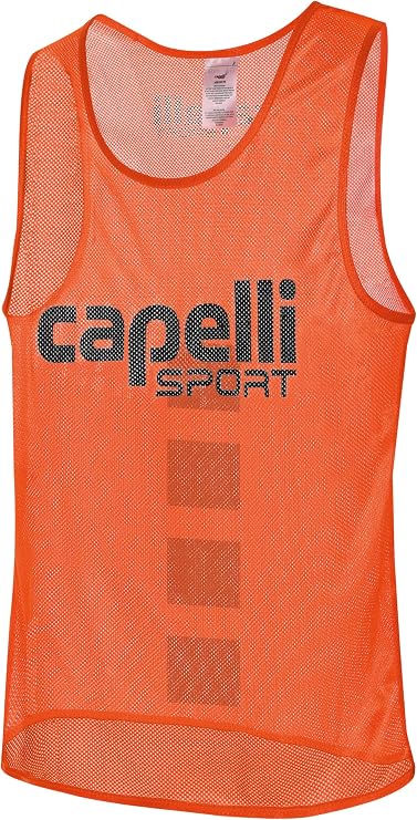 Capelli Sport Unisex Adult Adult Practice Jersey, Reversible Team Scrimmage Pinnie for Soccer, Football and Basketball Training