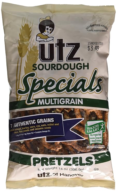 Utz Sourdough Specials Multigrain Pretzels, 14 Ounce